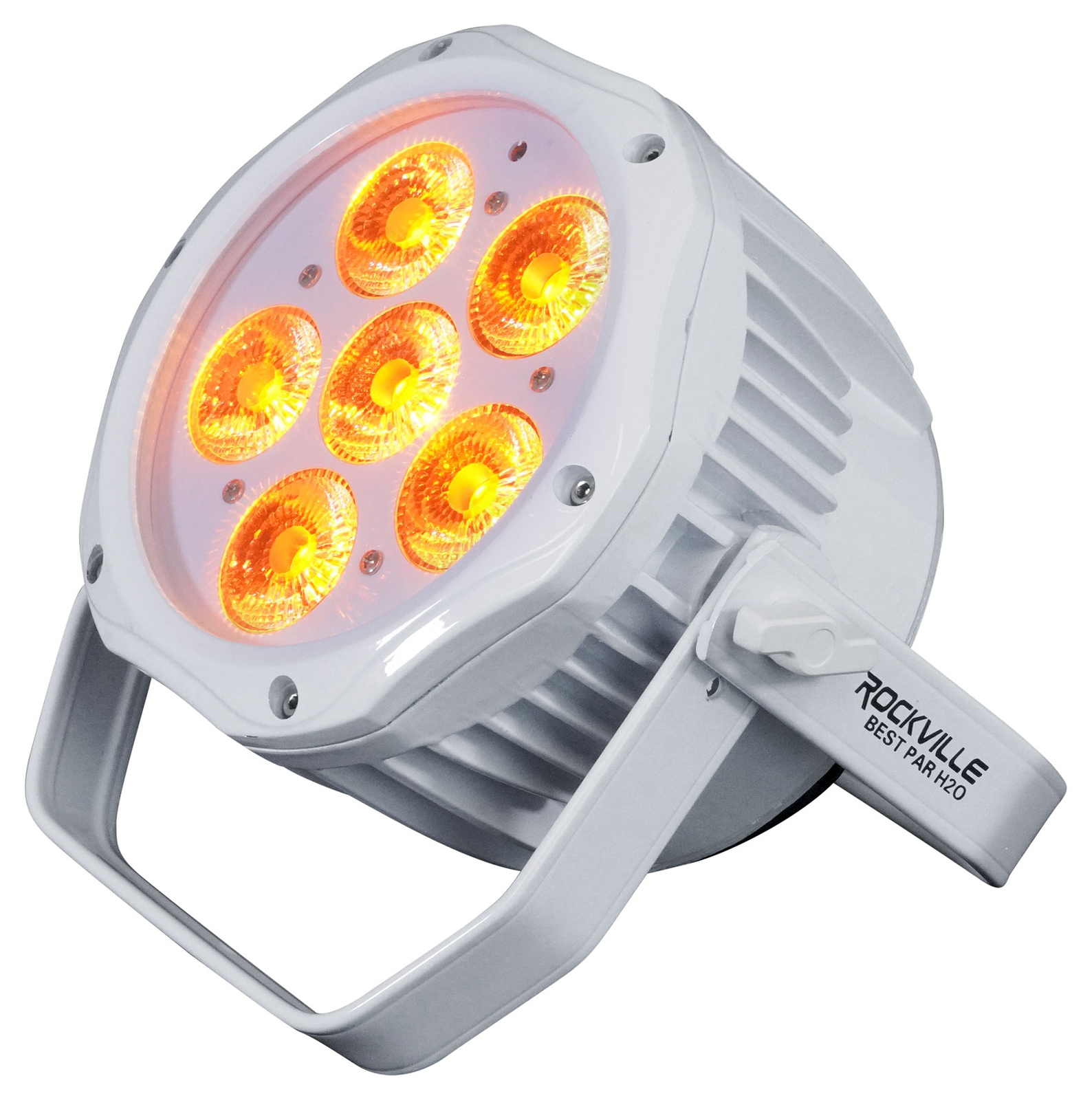 Rockville BEST PAR H2O White Water Resistant Indoor/Outdoor Battery DJ Par Light