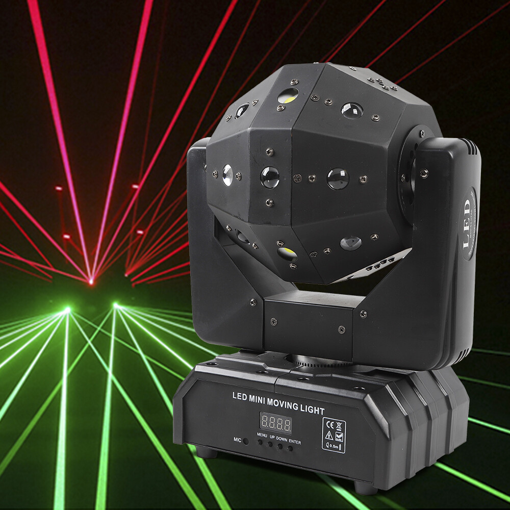 RGBW LED Laser Moving Head Stage Light DMX DJ Disco Party Effect Lighting USA
