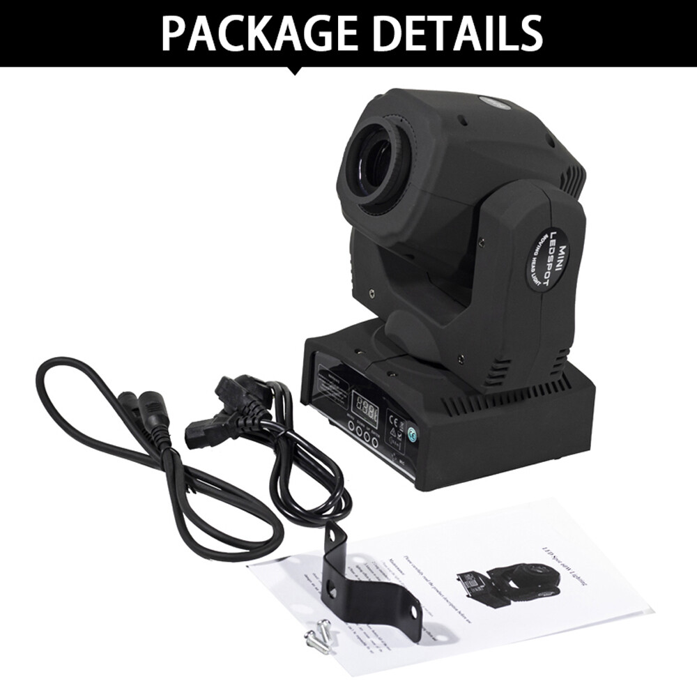 SHEHDS LED GOBO Spot 60W Moving Head Stage Lighting For Wedding KTV Disco Show