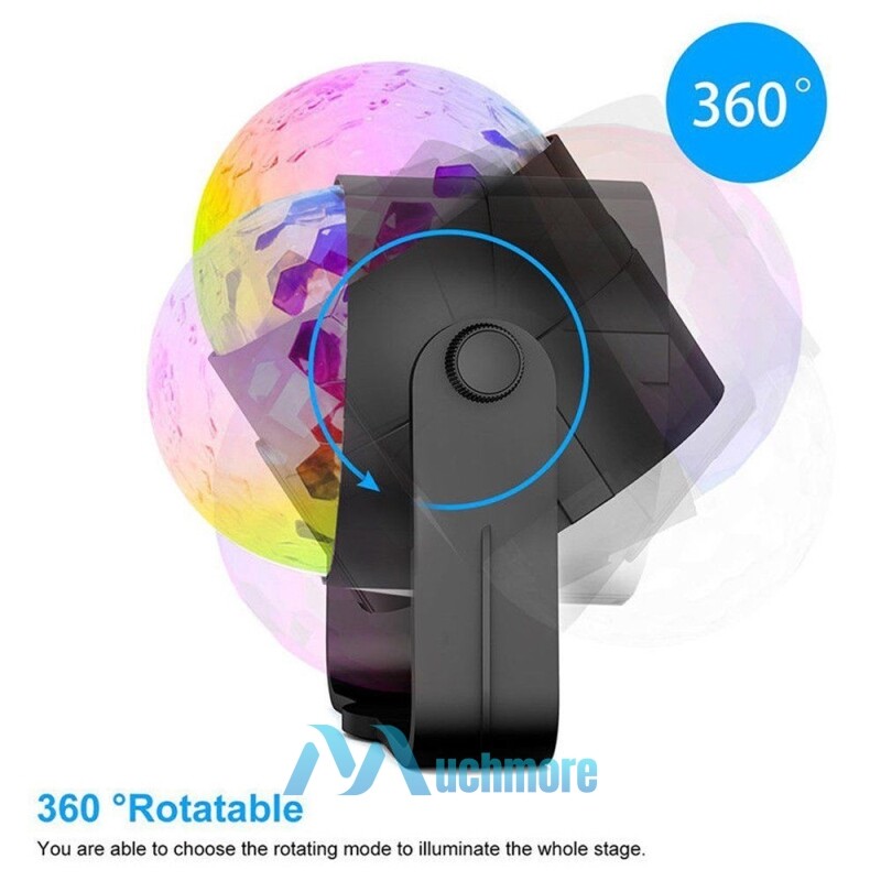 Galaxy Starry Sky Night Light Projector DJ Ball RGB LED Strobe Light Lamp+Remote