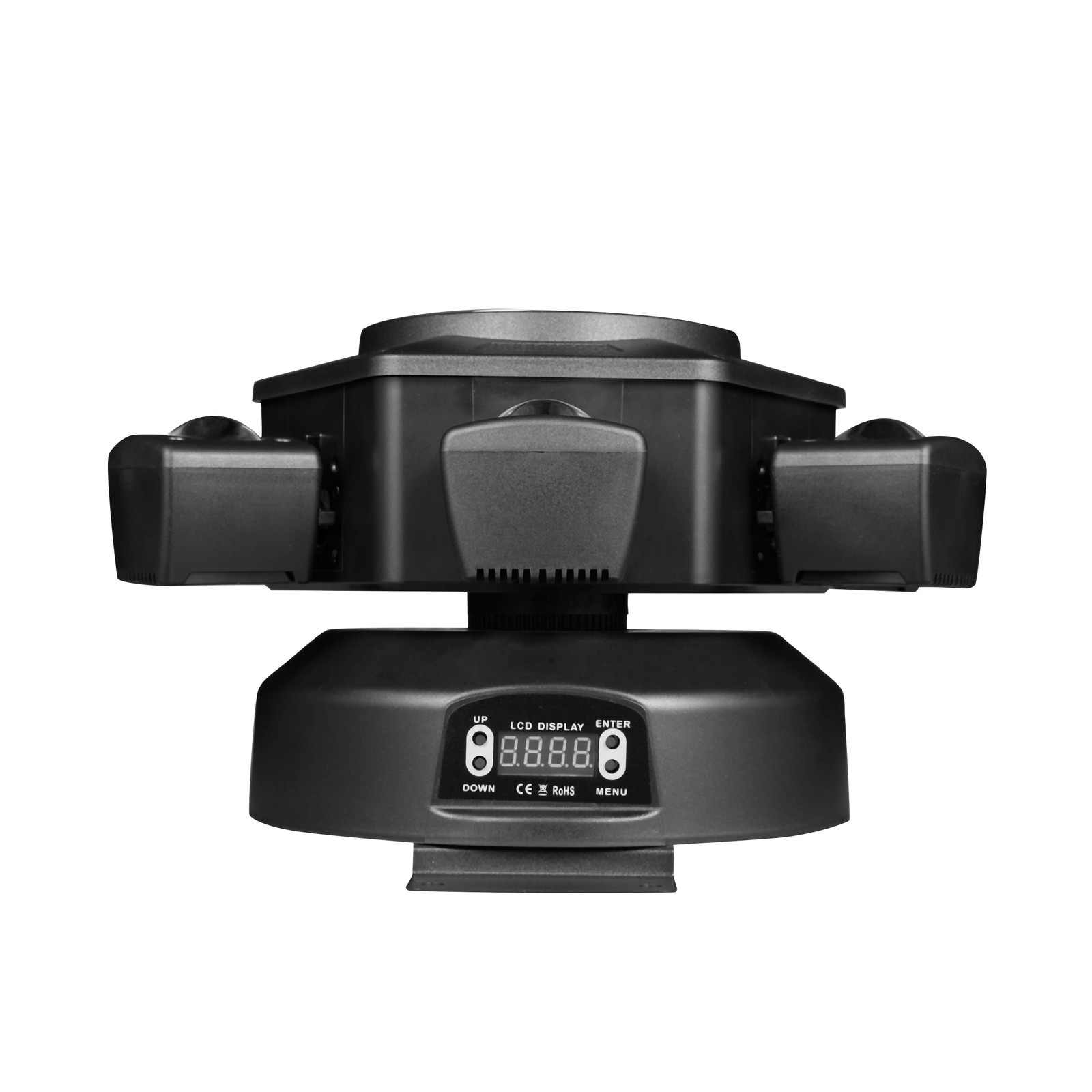 Two-Pack 6-Arm RGBW LED Stage Lights With Strobe 4-in-1 Effects Remote – For DJ