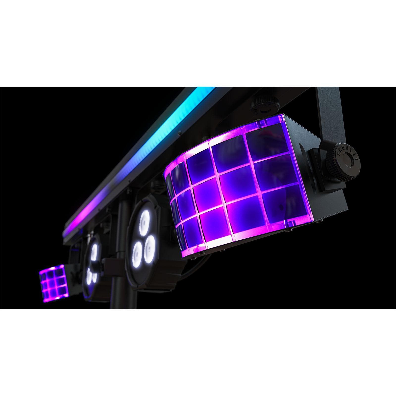 Chauvet DJ GigBAR 3 ILS 3-in-1 Derby Par Strip Effect Lighting System w Stand
