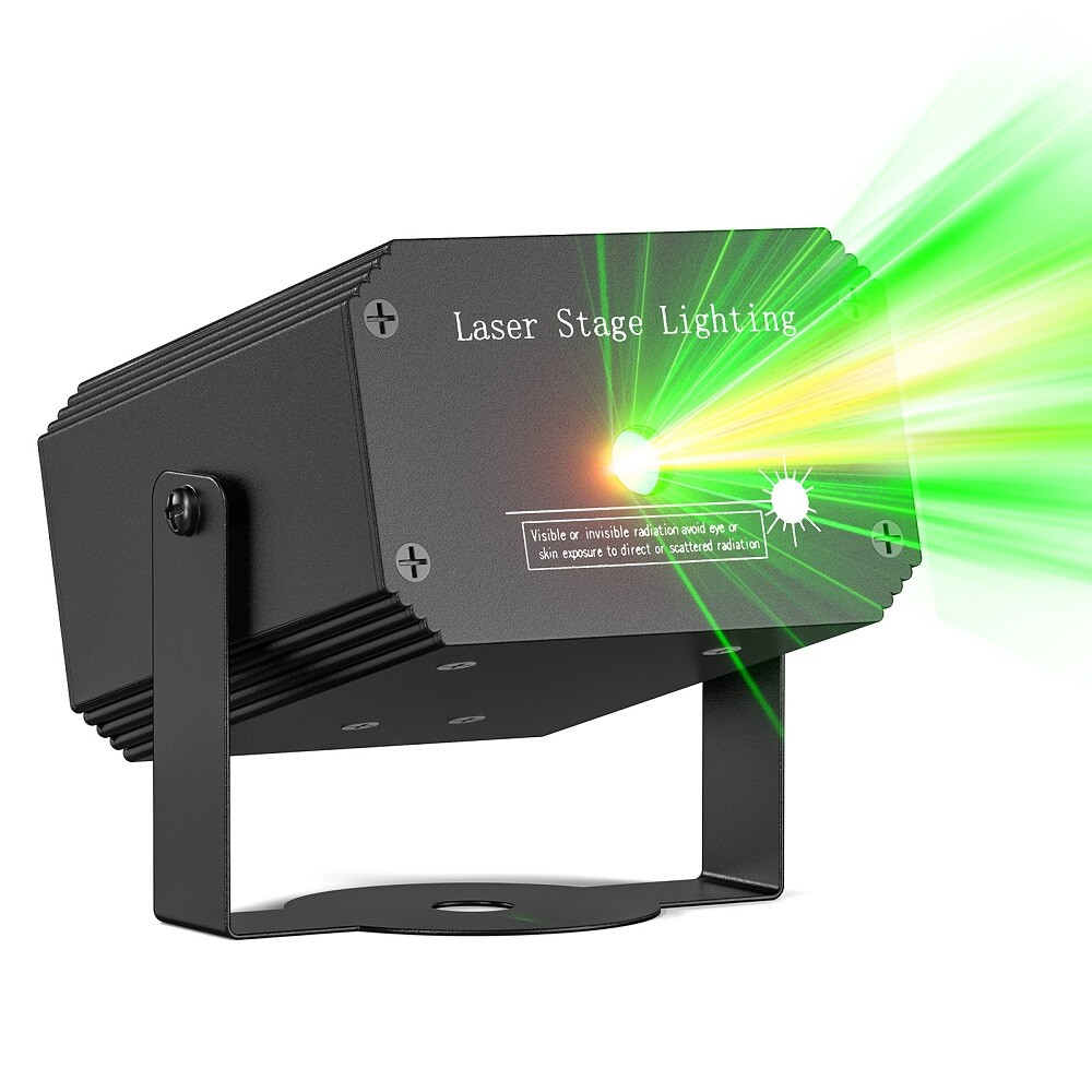 Pattern DJ Disco Party Stage Light Laser Projector LED RGB KTV Show Lighting