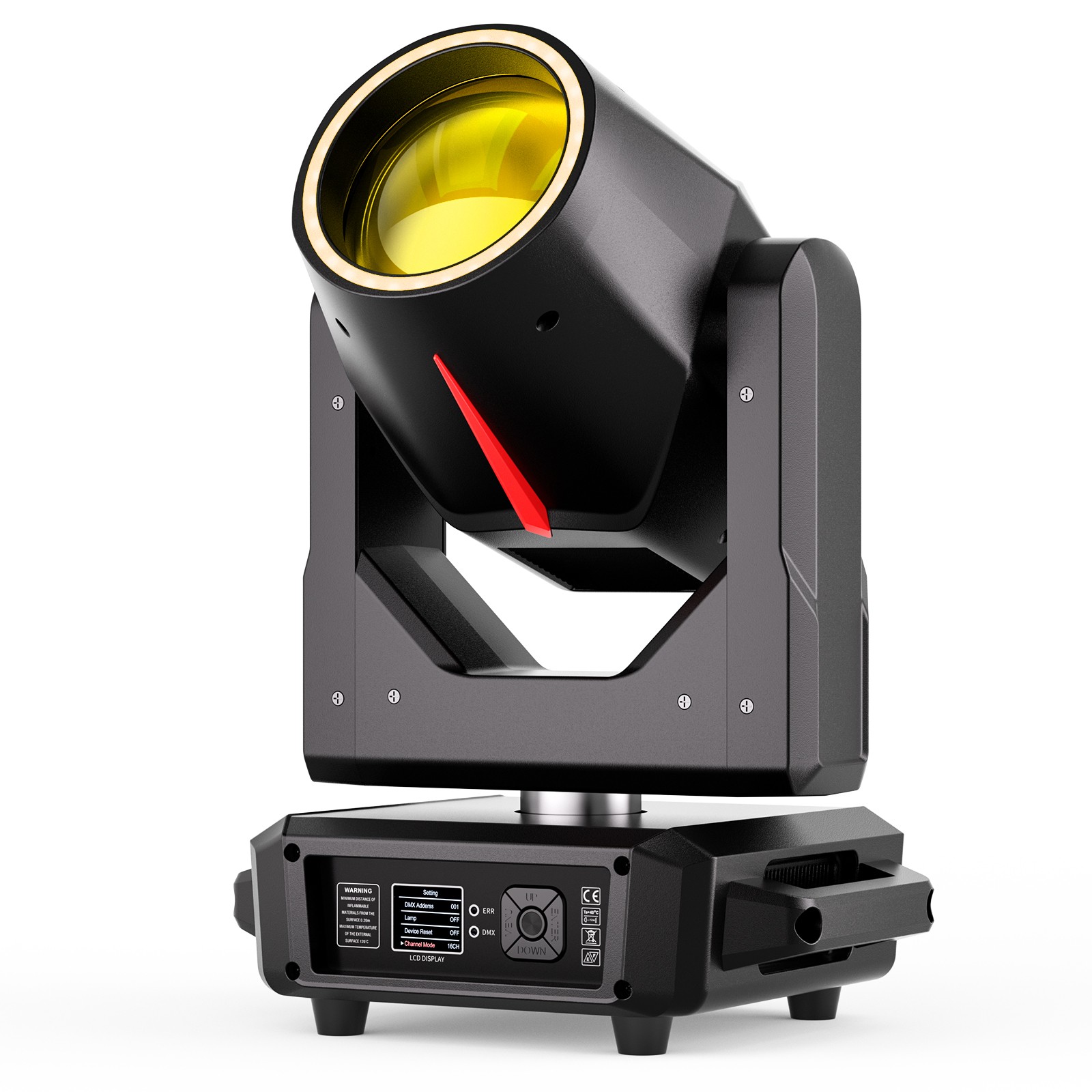 4X 380W LED 18+8Prism Moving Head Light RGBW DMX Gobo Beam Stage Spot Lighting