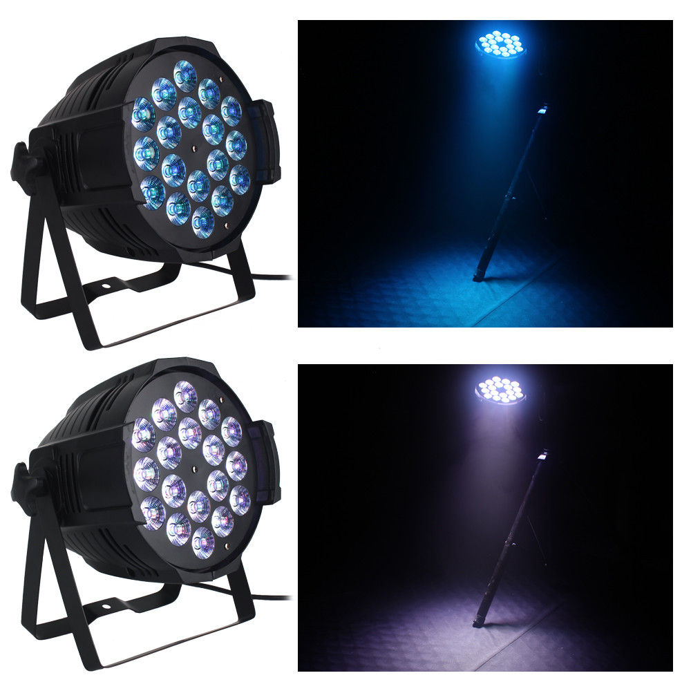 10PCS 270W 18 LED PAR Can Stage Lighting RGBW DMX Club DJ Disco Party Show Light