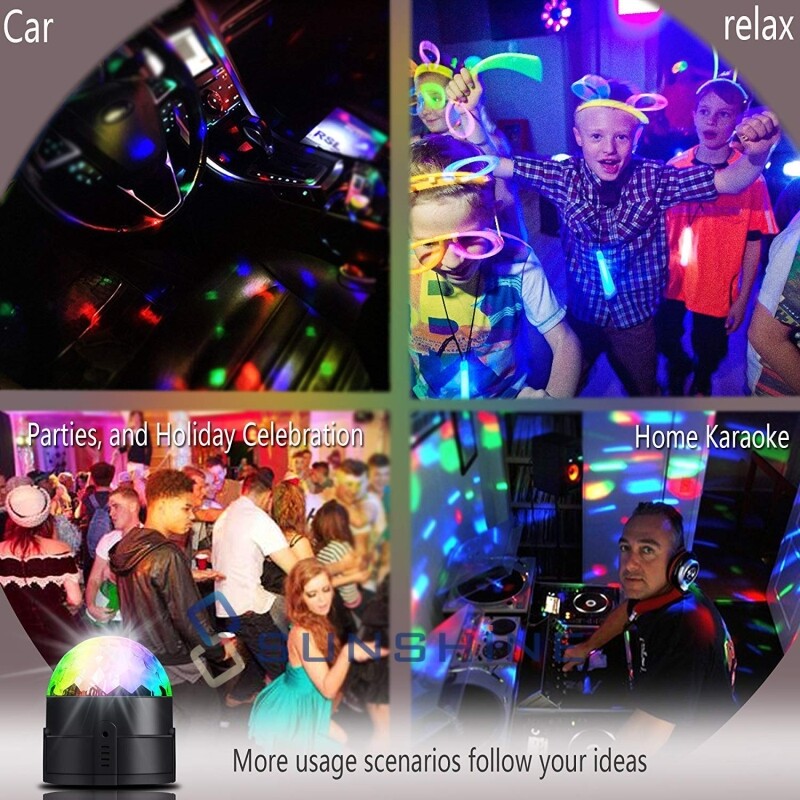 3W Rotating DJ RGB Stage Laser Strobe Ball Lamp Led Lights KTV Disco Club Party