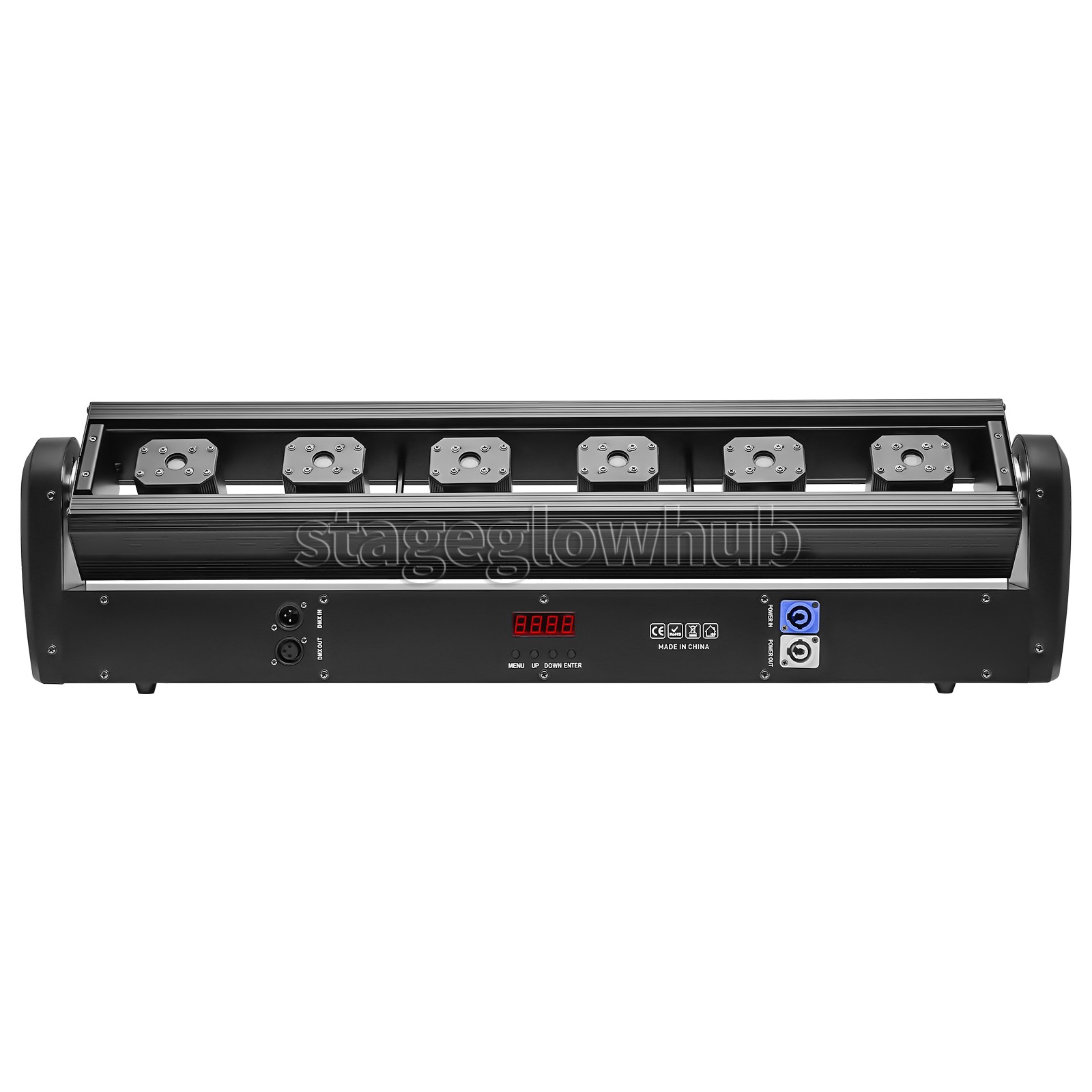 PAIDUN 6 Eyes Moving Head Red Laser Light Bar DMX Music Control Disco DJ Concert