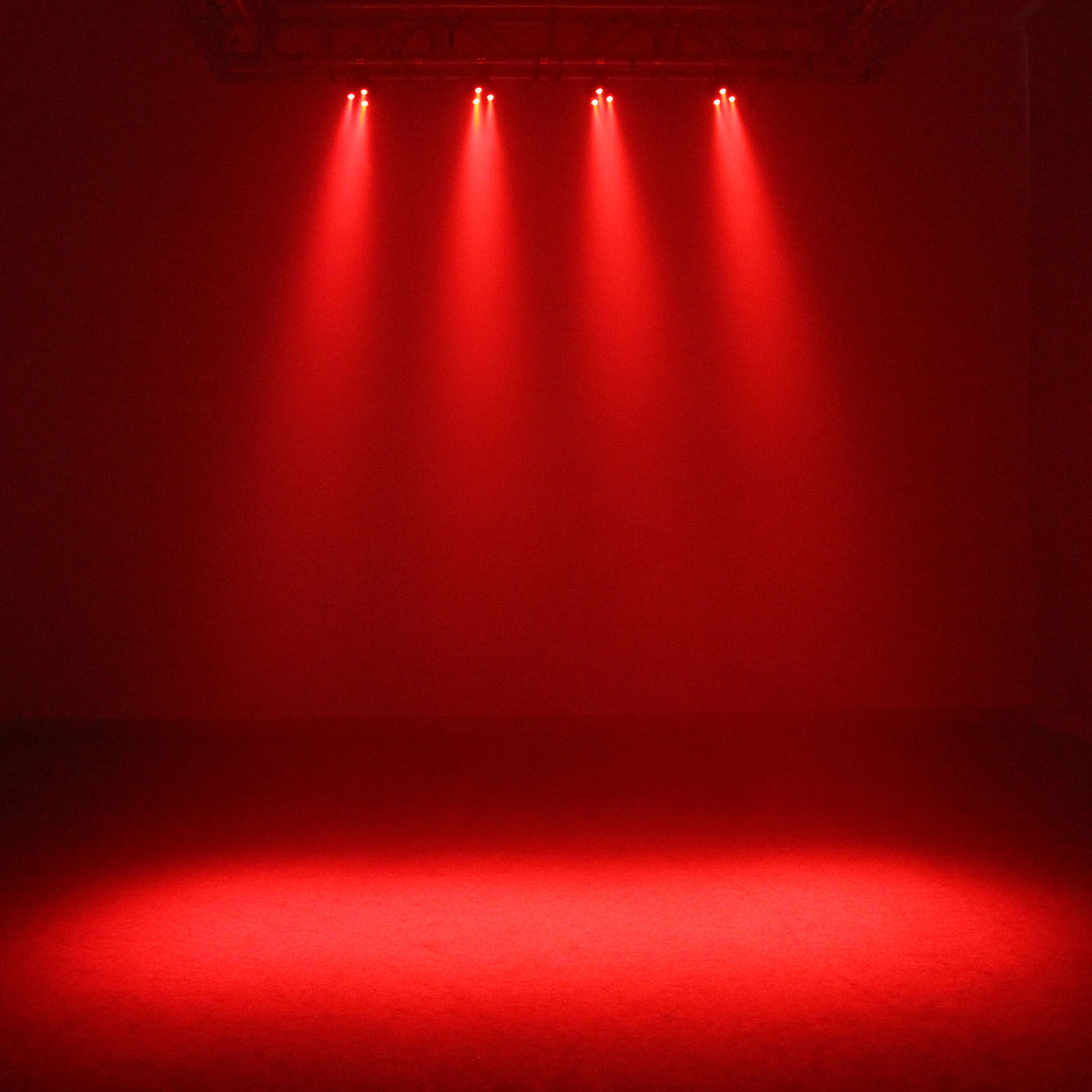 Complete Professional 4-Par Stage LED Lights DJ Band DMX System & Stand MU-L31A