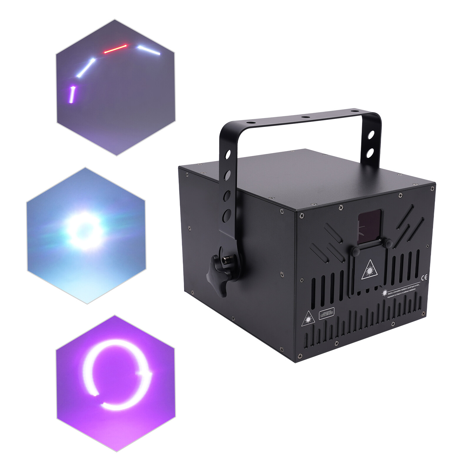 RGB DMX Stage Laser Light DJ KTV Club Party Stage Light ILDA LCD 30KPPS 10 W