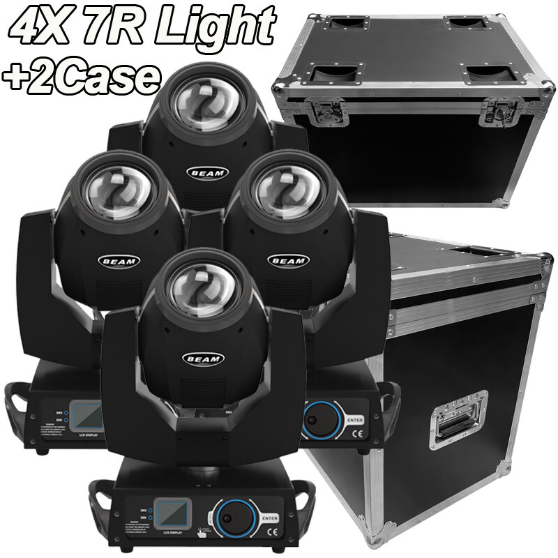 7R 230W LED Gobo 16+8 Prism Beam Stage Light Moving Head DMX Party Event dj Club