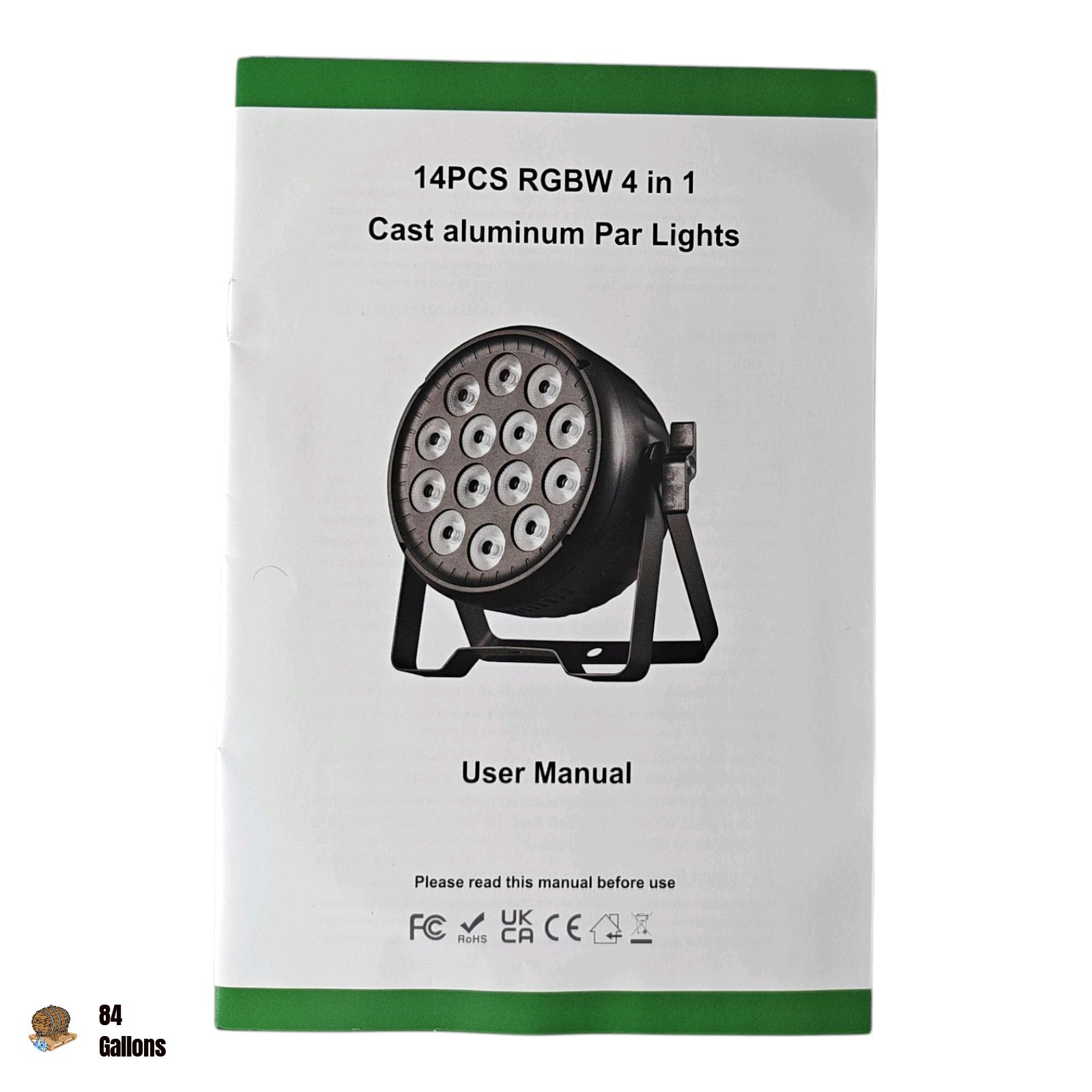 4 in 1 Aluminum Par Can Light 14 LED RGB / 210W Stage Lights + DMX512