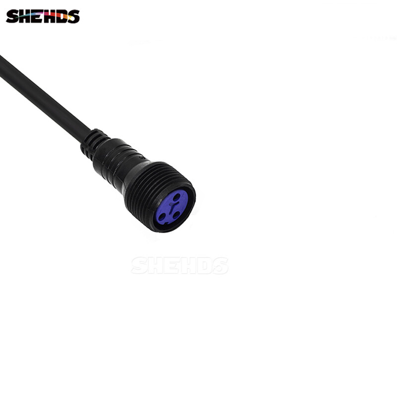 SHEHDS 1M/2M/3M/5M/10M IP65 Waterproof Power Cable For Stage DJ Effect Lighting