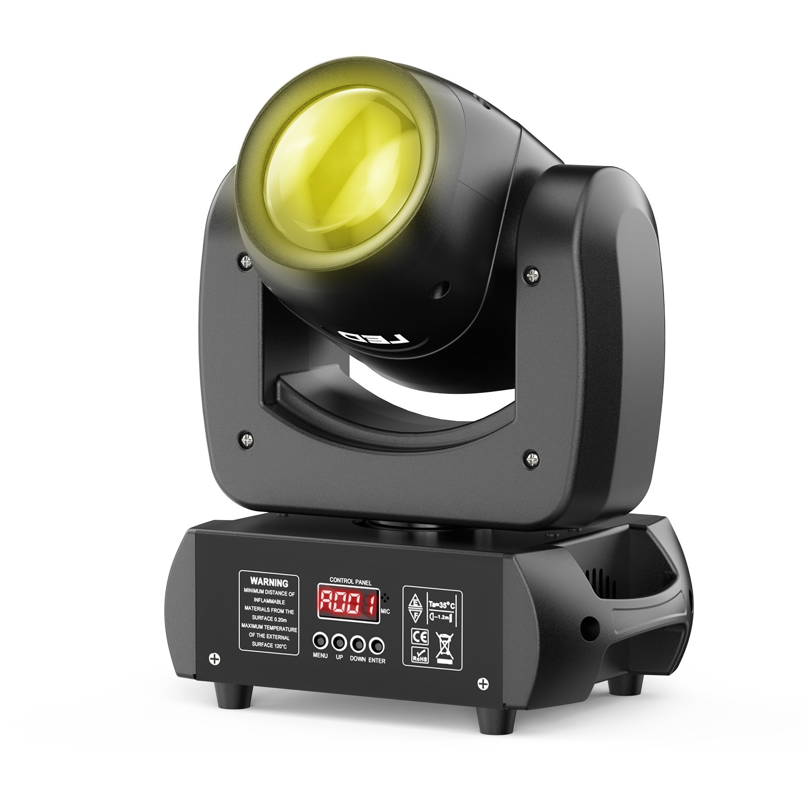 150W LED Moving Head Light RGBW Gobo Beam Stage DJ Disco Bar DMX Spot Lighting
