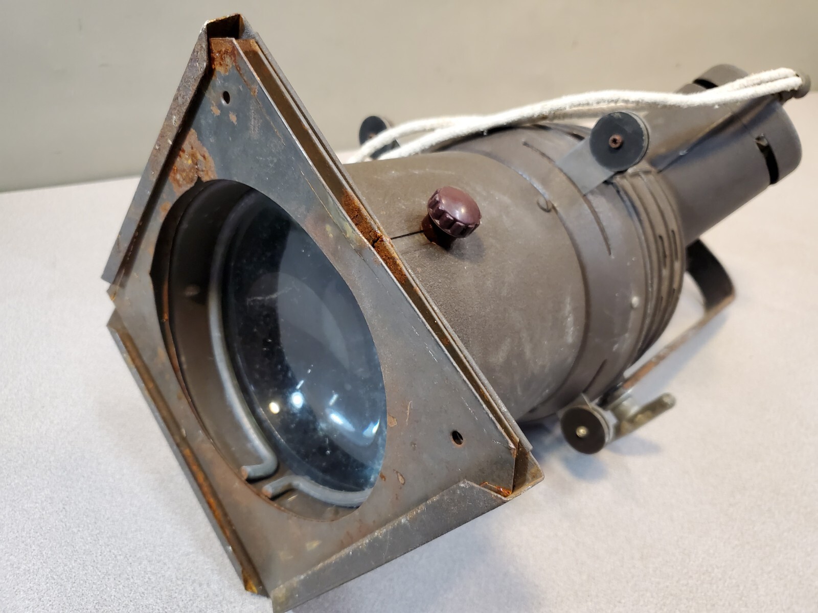 Vintage 500 watt Theatrical Stage Spot Light, Century Type, w/Shutter Gel Holder