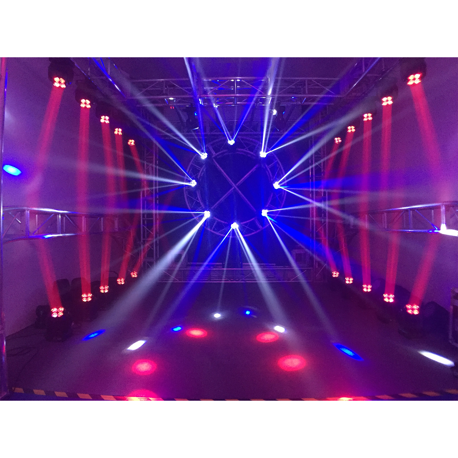 Eliminator Stealth Wash Zoom 7 x 12 Watt RGBW LED DMX Moving Head Wash Light ADJ