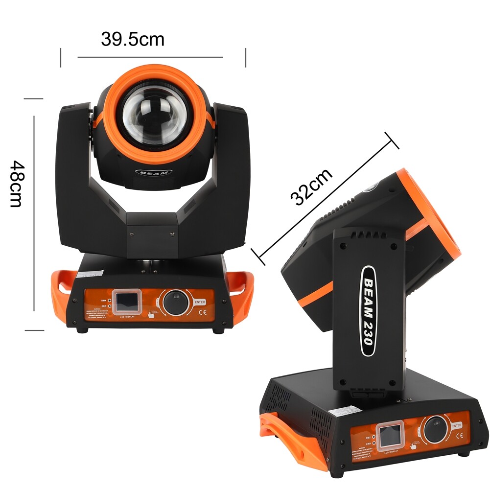 7R 230W LED Moving Head Light Beam Sharpy Stage Lighting 16 Prism DJ Disco Party