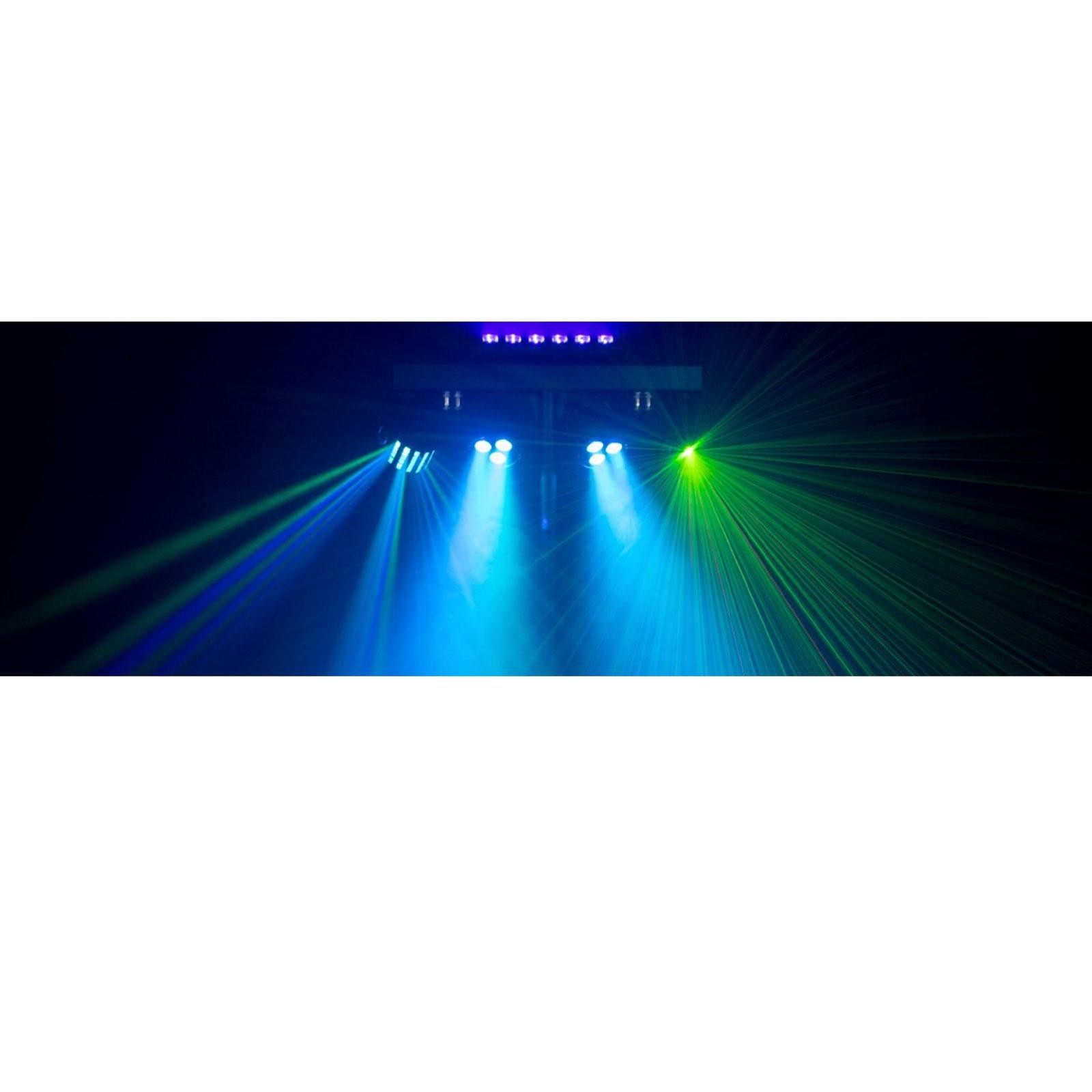 ColorKey PartyBar FX Compact Multi-Effect Par Derby DJ Stage Lighting System