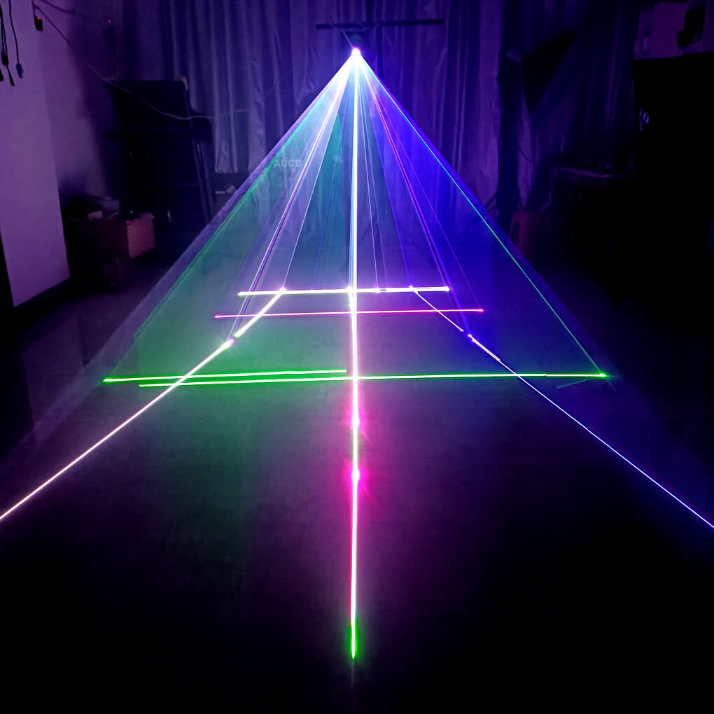 iOS Android App DMX iLDA 5W RGB Animation DJ Party Stage Projector Laser Lights