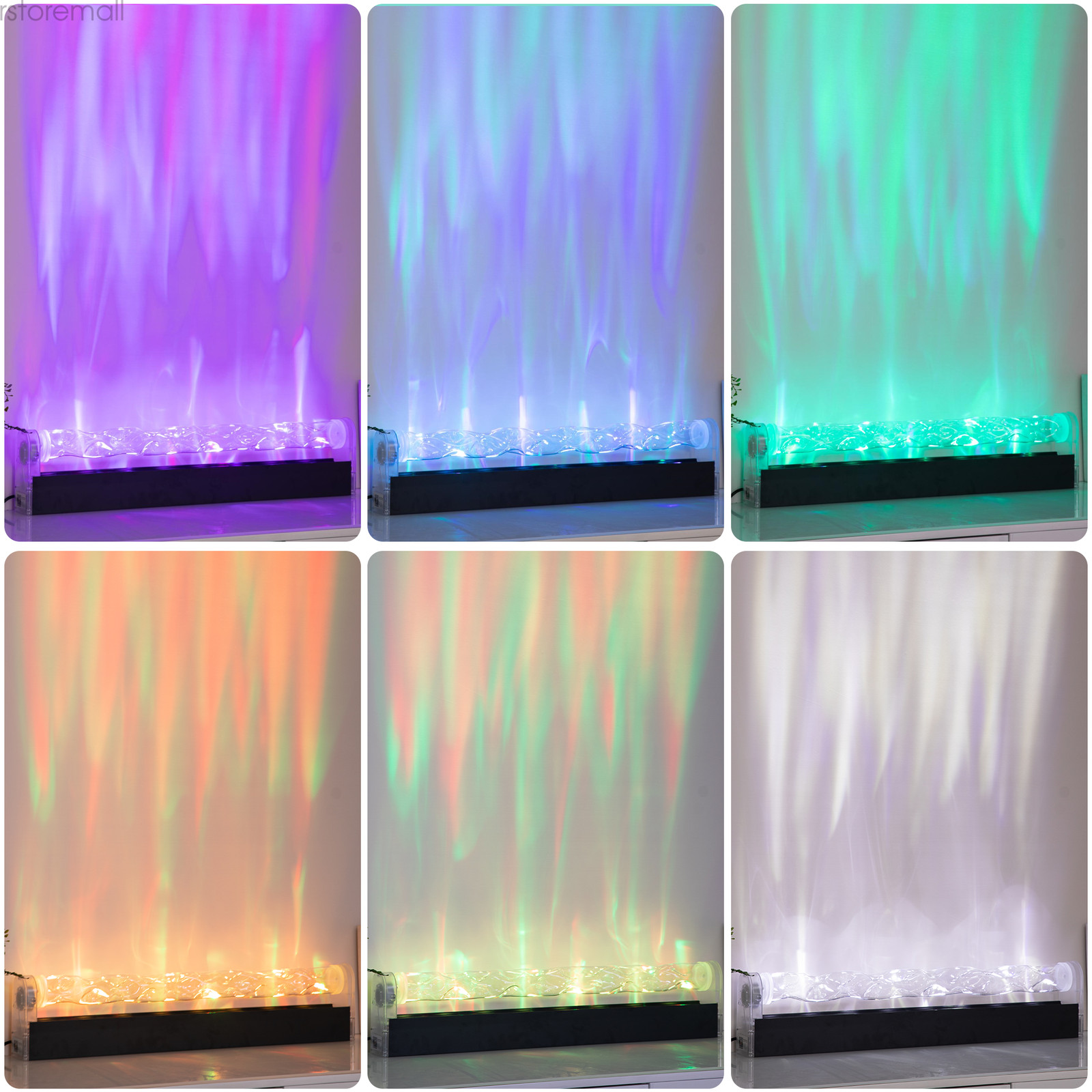 Ocean Wave RGBW Dynamic Wall Washer Bar Light 10 LED Color Party Stage Wall Lamp