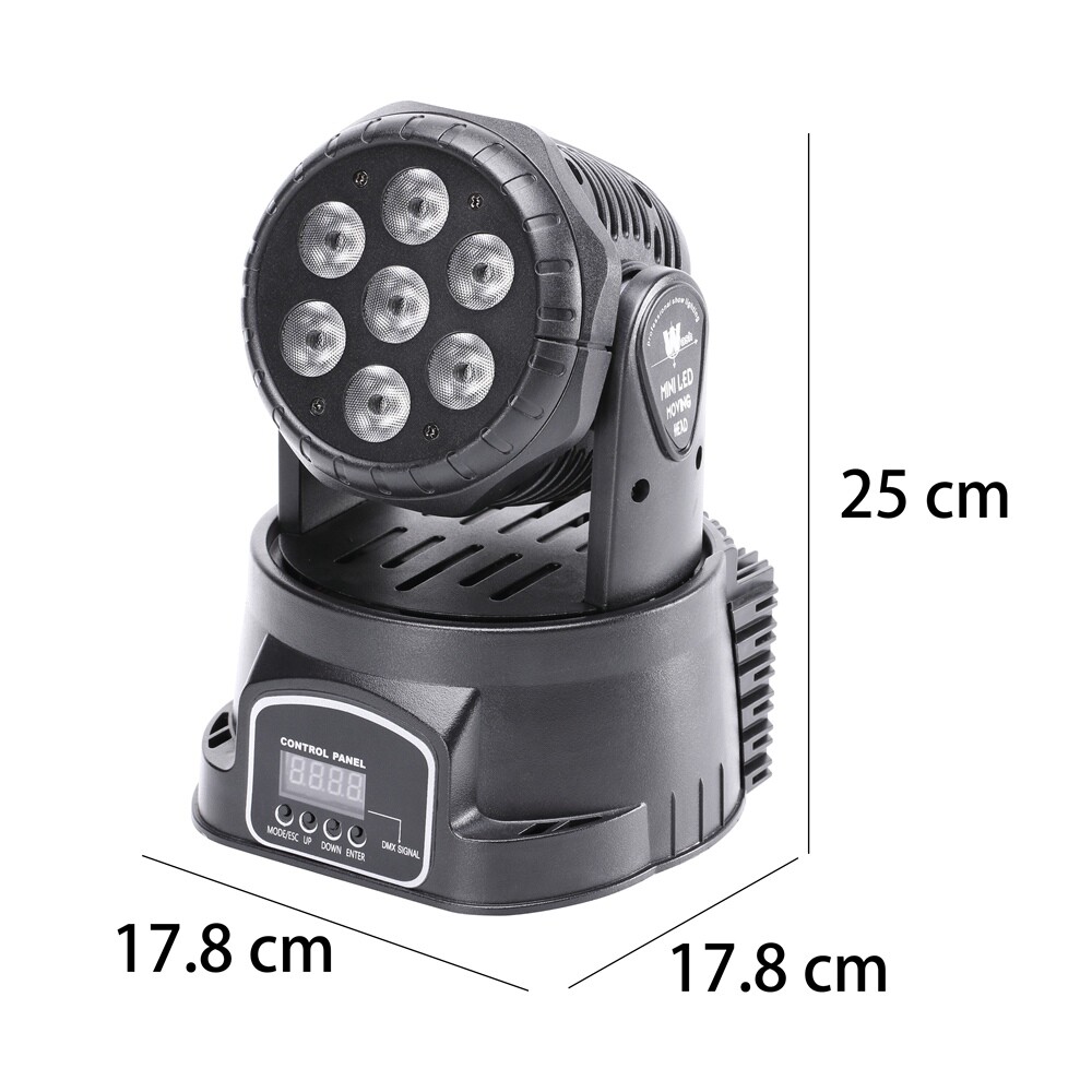 8pcs 7X15W RGBW 4IN1 Moving Head Beam Lights Stage Lighting DJ Party Disco Show