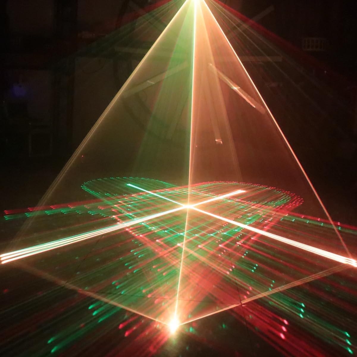 6 in 1 3D Animation RGB Laser Lighting,Sound Activated Beam Effect Pattern Light