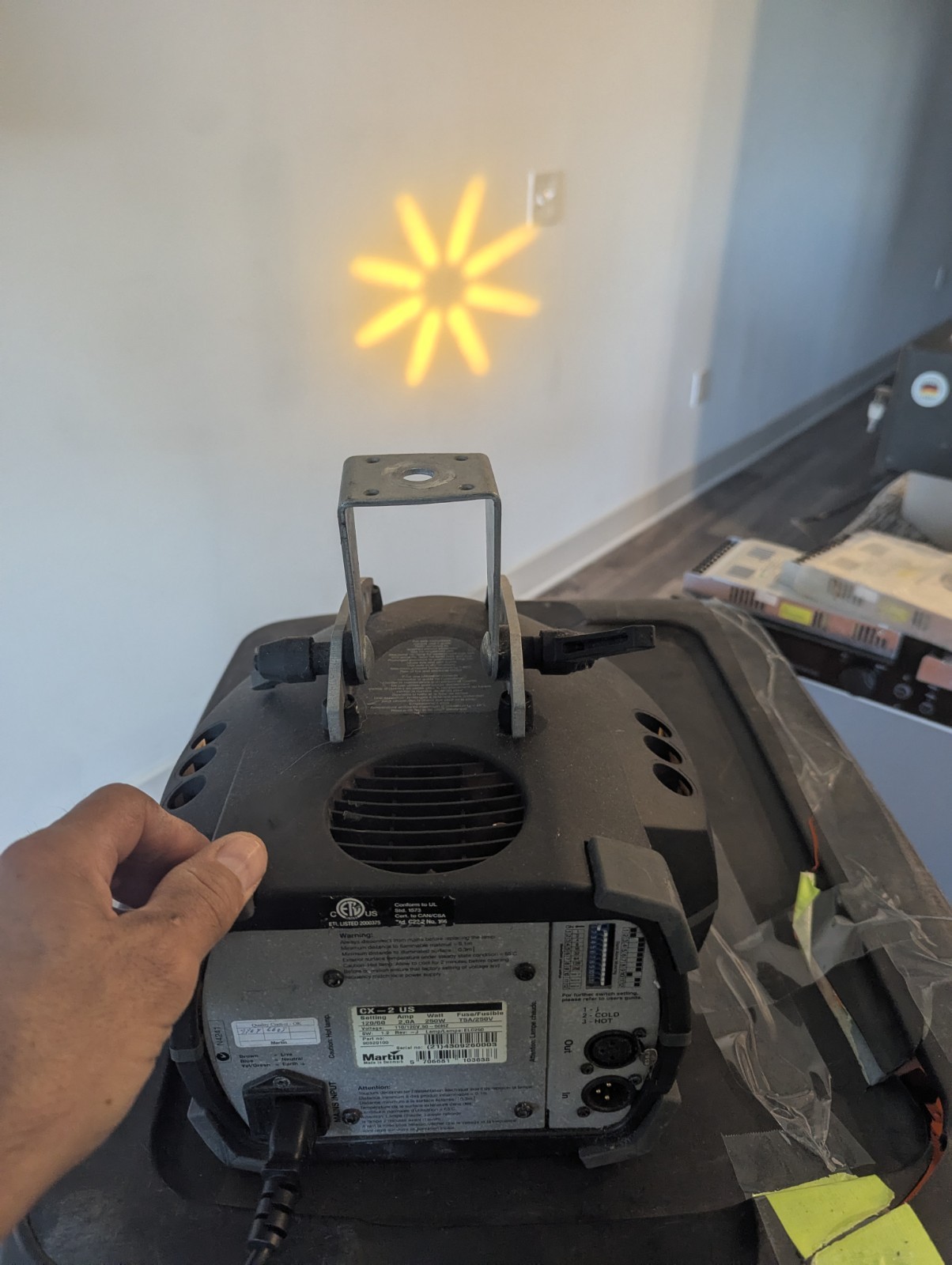 Martin Cx2 Color Changing Gobo Light