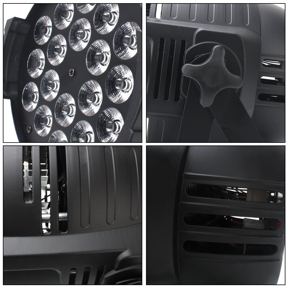 270W PAR Lights RGBW Stage Lighting 18LED DMX512 DJ Disco Party Club Show Light