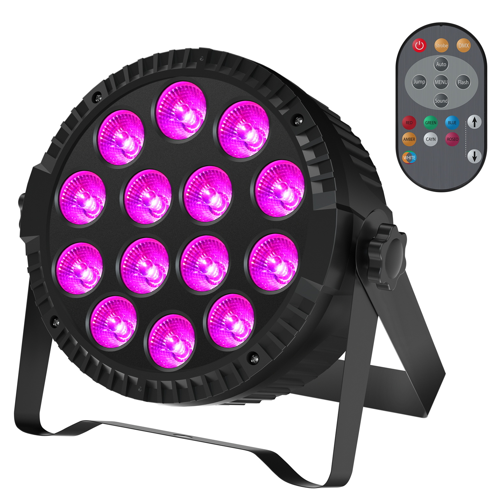 150W RGBW Par Can Light 14LED DMX512 DJ Party Disco Stage Beam Wall Wash Light