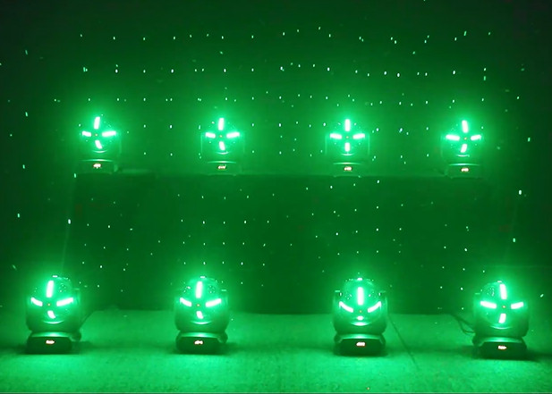 Led Beam Laser Strobe 3 in 1 Football Moving infinite Rotation DJ Disco Lighting