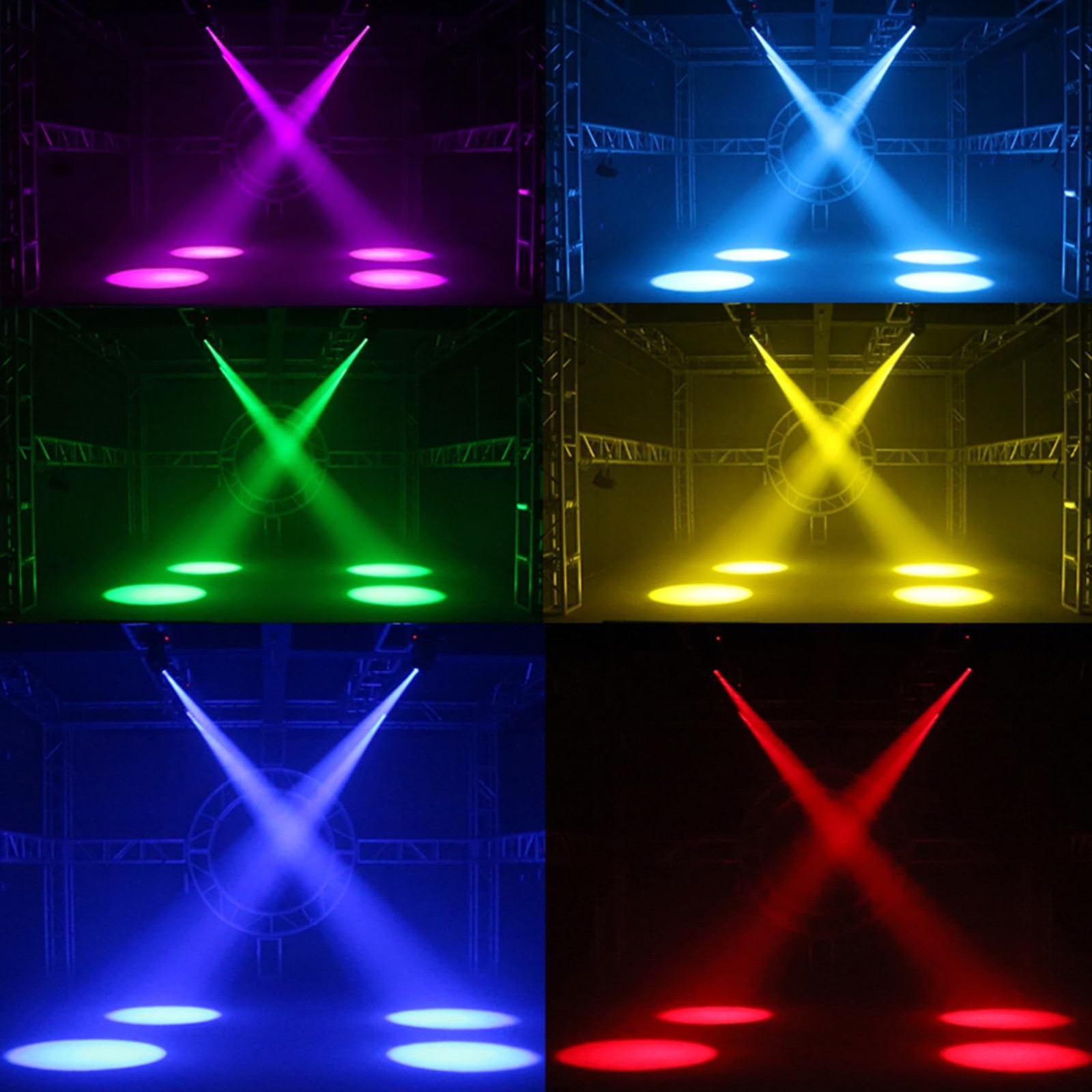 SHEHDS Moving Head Light LED 80W Spotlights, DJ Stage Lights