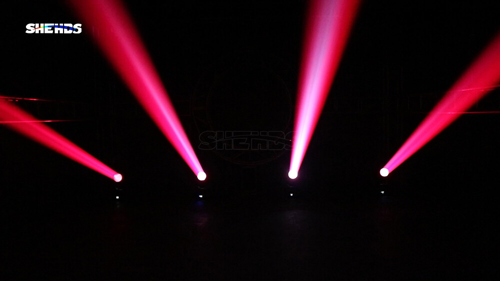 2pcs 10R 275W Beam Gobo Moving Head Lighting with Flight Case