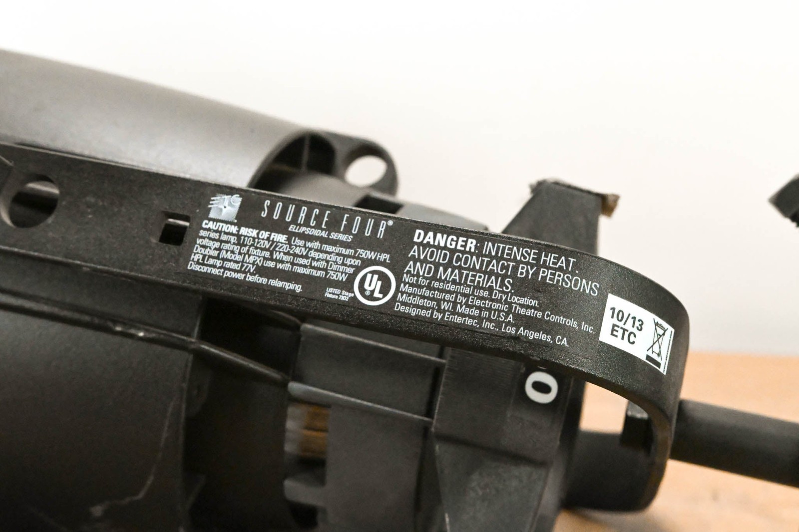ETC Source Four 750 Ellipsoidal Light (No Lens Tube) CG013E4