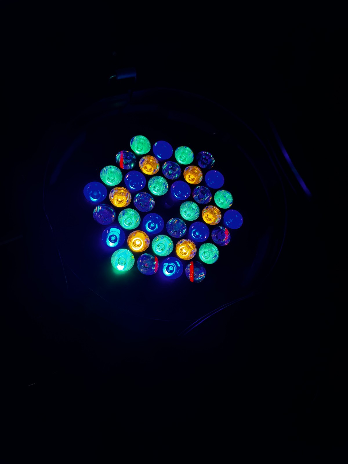 Elation Opti RGBA LED DMX 36x1w Wash Par 14x Available Price Each Church Owned