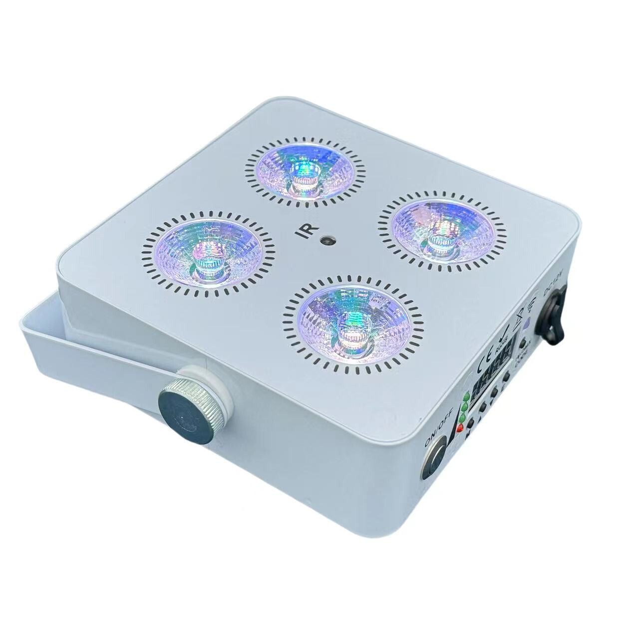 4pack DJ 4x18W Battery led slim Par Uplights Wireless Par Lights DMX IR 6in1 LED
