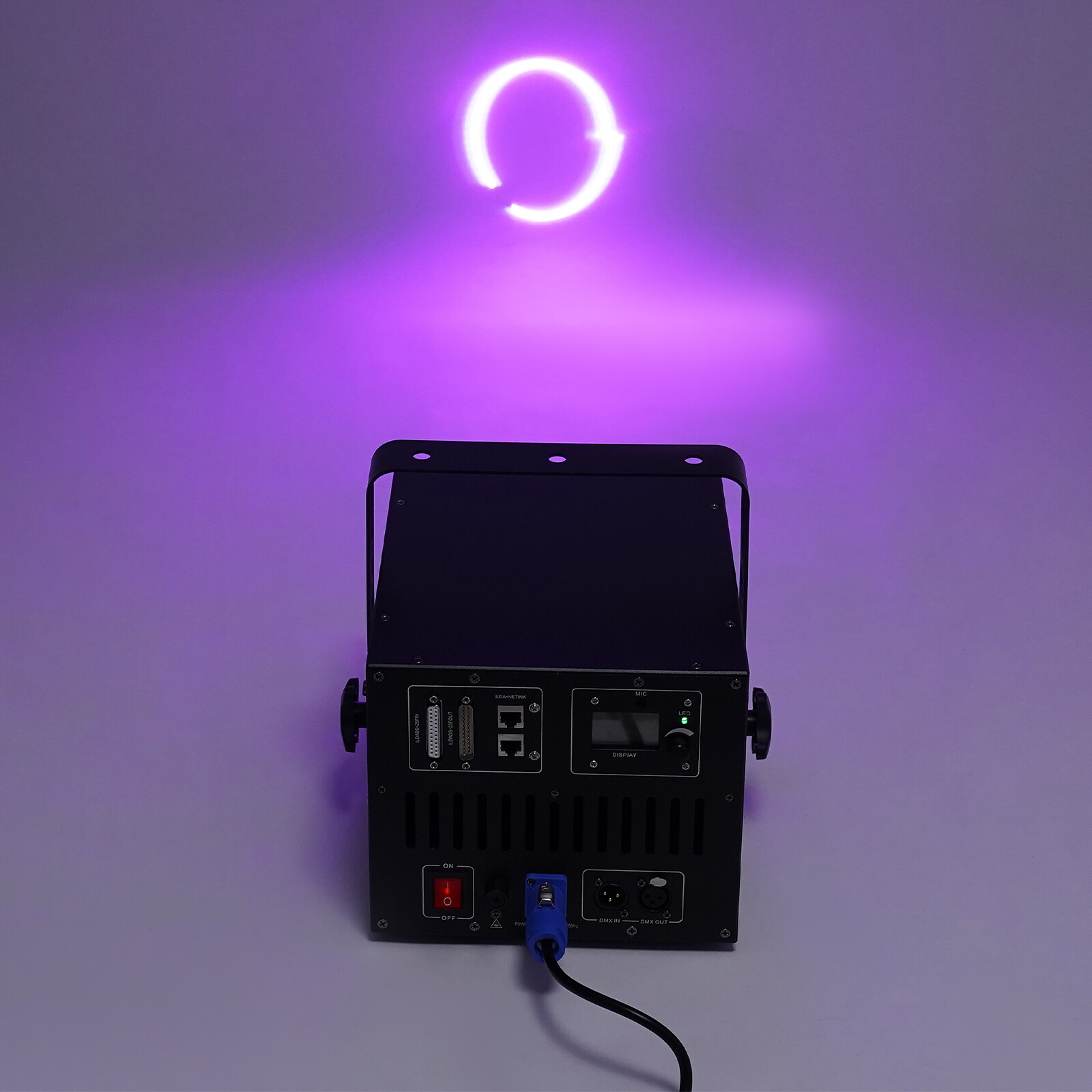 RGB DMX Stage Laser Light DJ KTV Club Party Stage Light ILDA LCD 30KPPS 10 W
