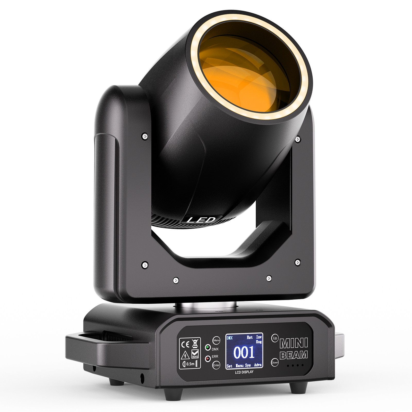 250W LED Rotation 18Prism Moving Head Light DJ DMX Gobo Beam Stage Spot Lighting