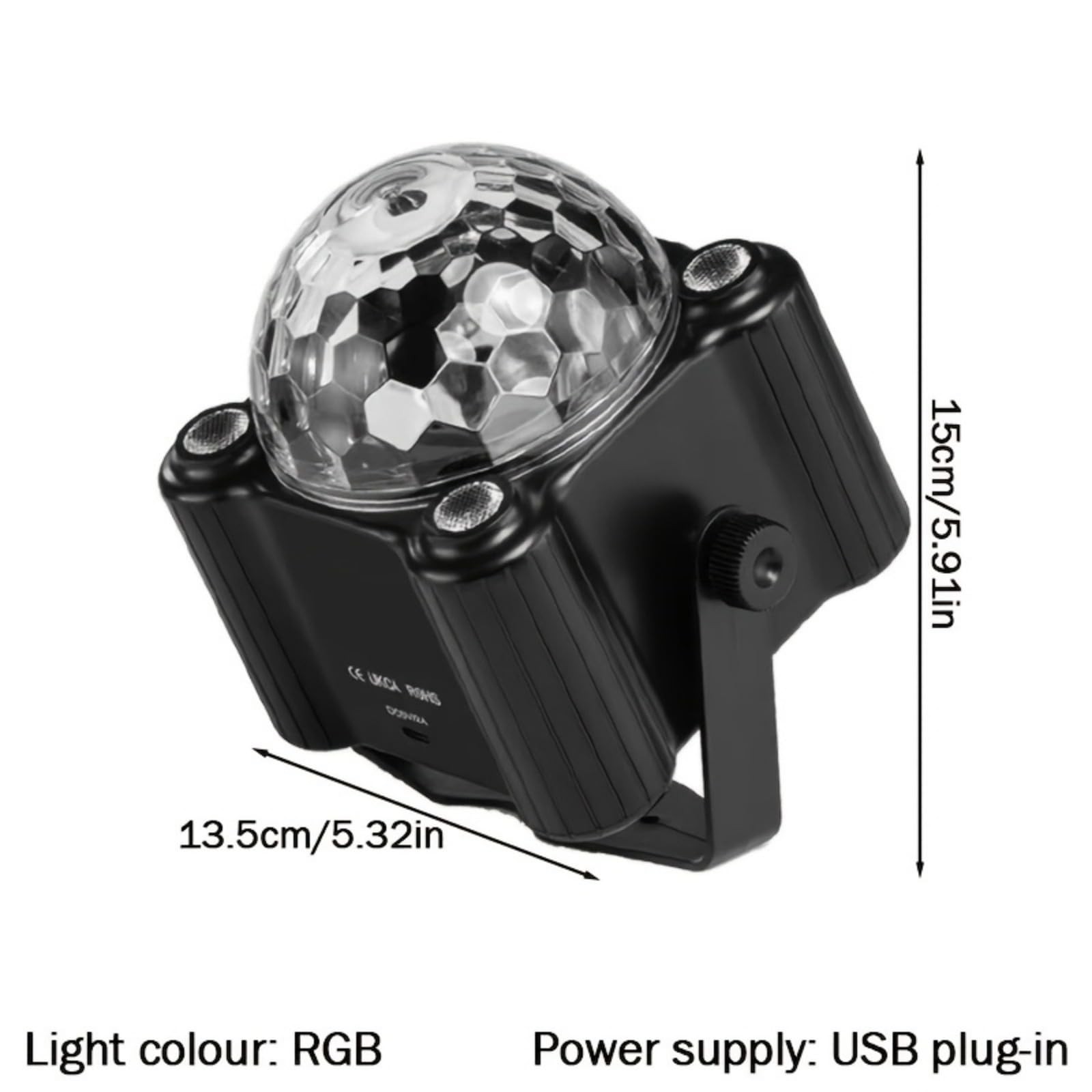 Disco Ball Light Party Decorations Strobe Indoor Stage Effect Lighting
