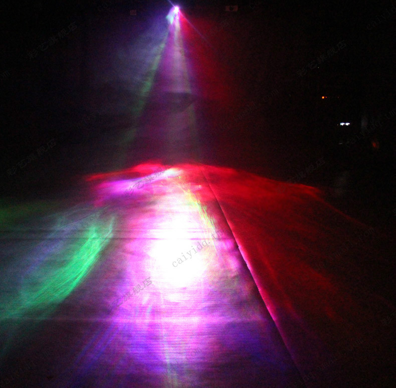 DMX 3D Effect 500mW Red Green Blue Laser Beam Scanner Christmas Decor Light Yc