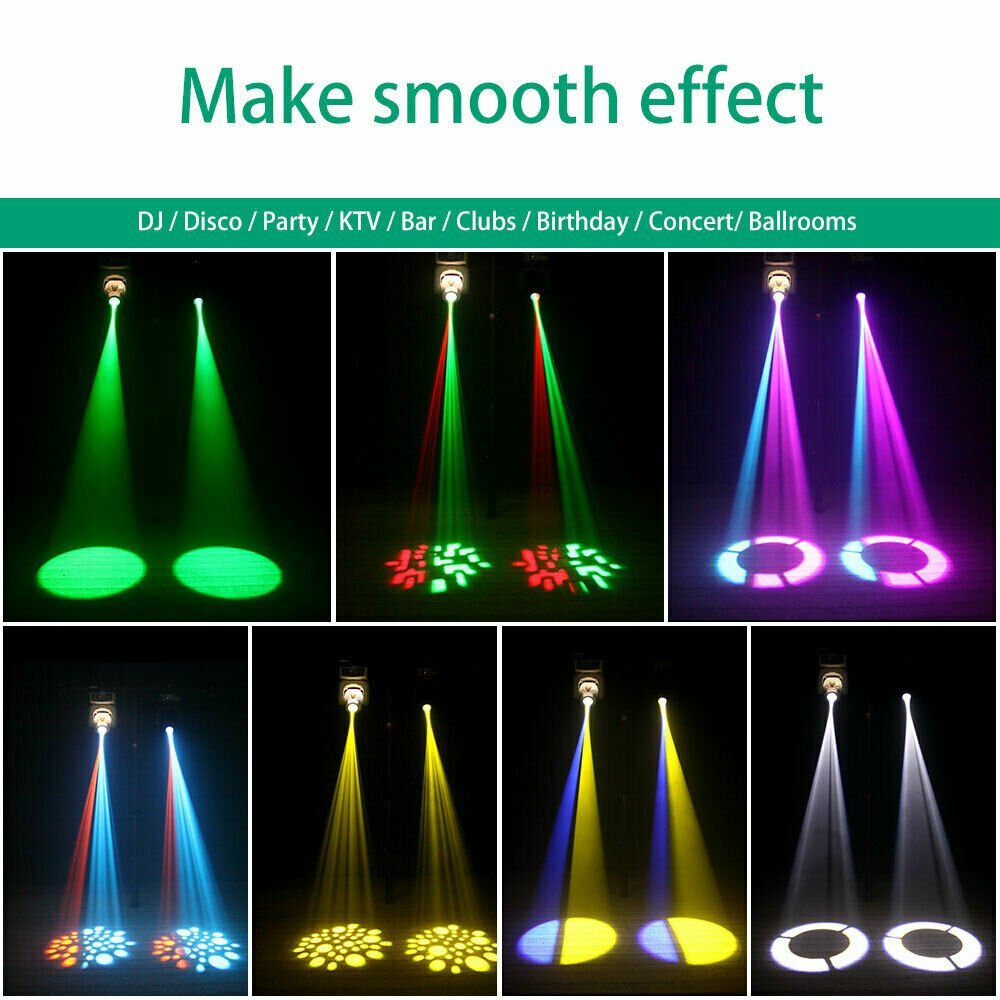 120W RGBW LED DJ Moving Head Stage Lighting DMX Beam Bar Disco Club Party Lights