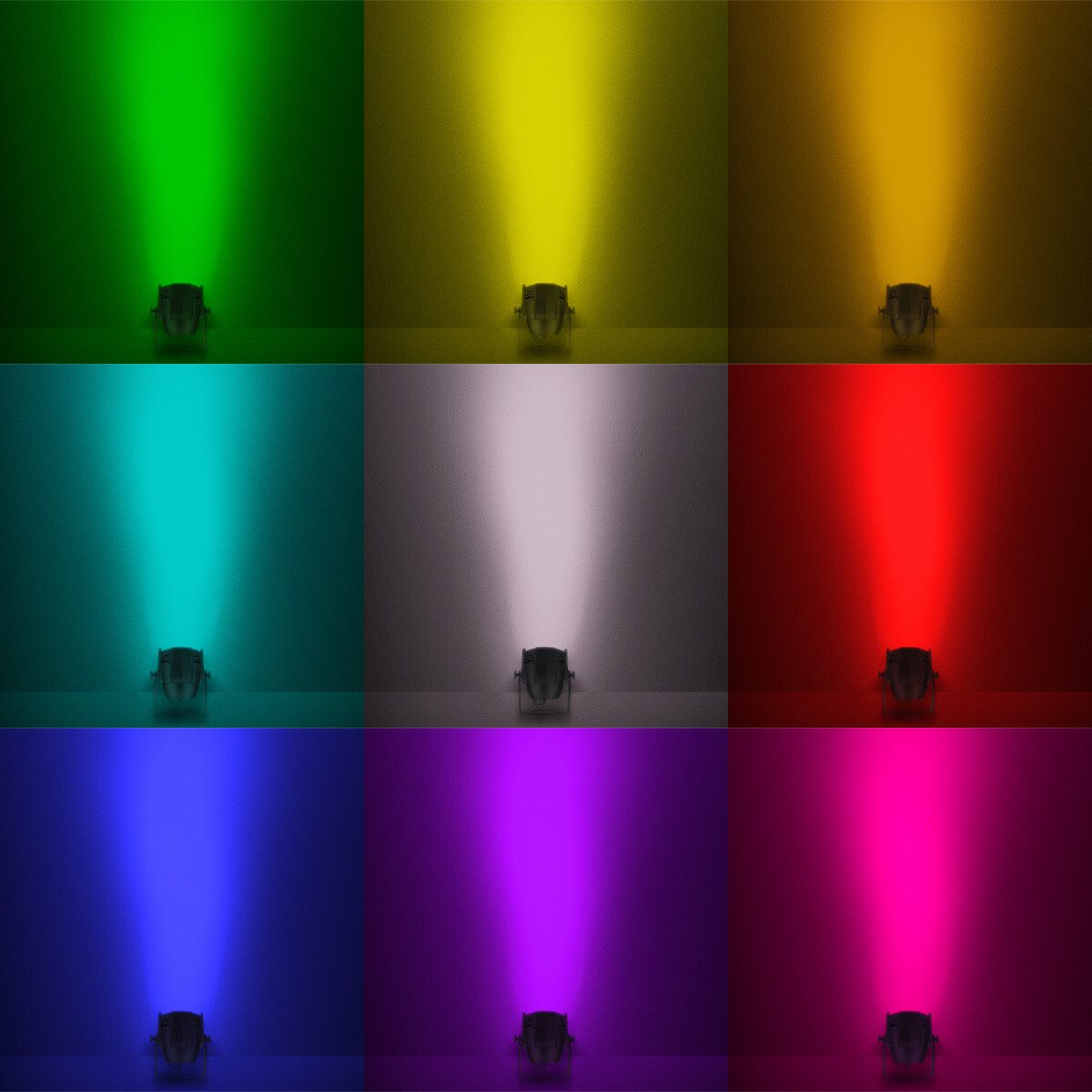 300W RGBWA 5IN1 LED Par Light DMX Stage DJ Disco Party Light Wash PAR Lighting