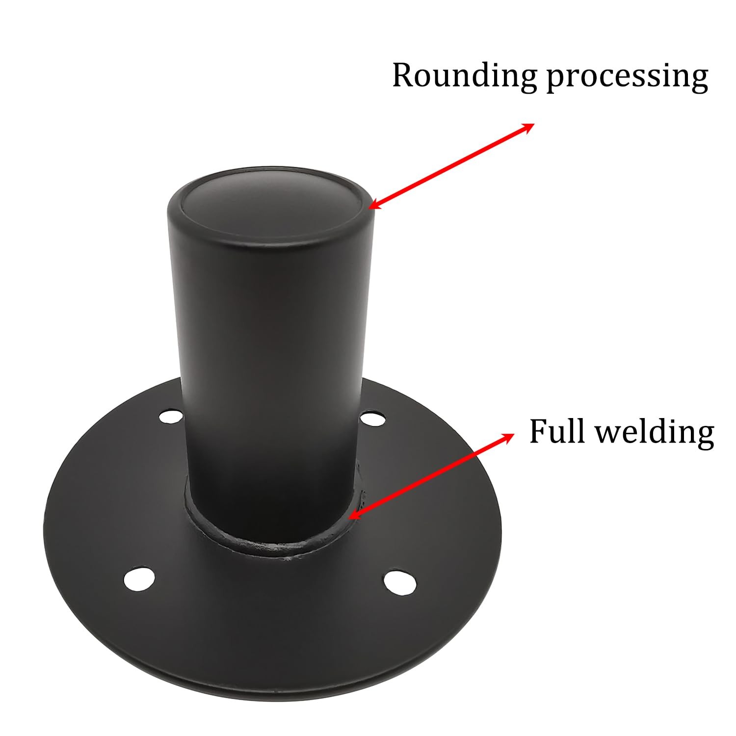 Speaker Stand Top Hat,110x80mm / 4.33″×3.15″ Metal Speaker Cabinet Pole Mount…