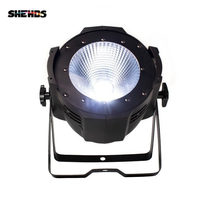 SHEHDS 8Pcs 200W LED Warm Cool White Light COB Stage Par Light With Barn Door