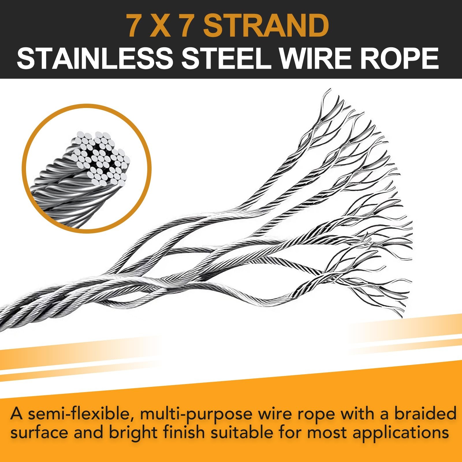 10 Pack Stage Light Safety Cables for Stage DJ Party Lights Thickened 1/8 Dia