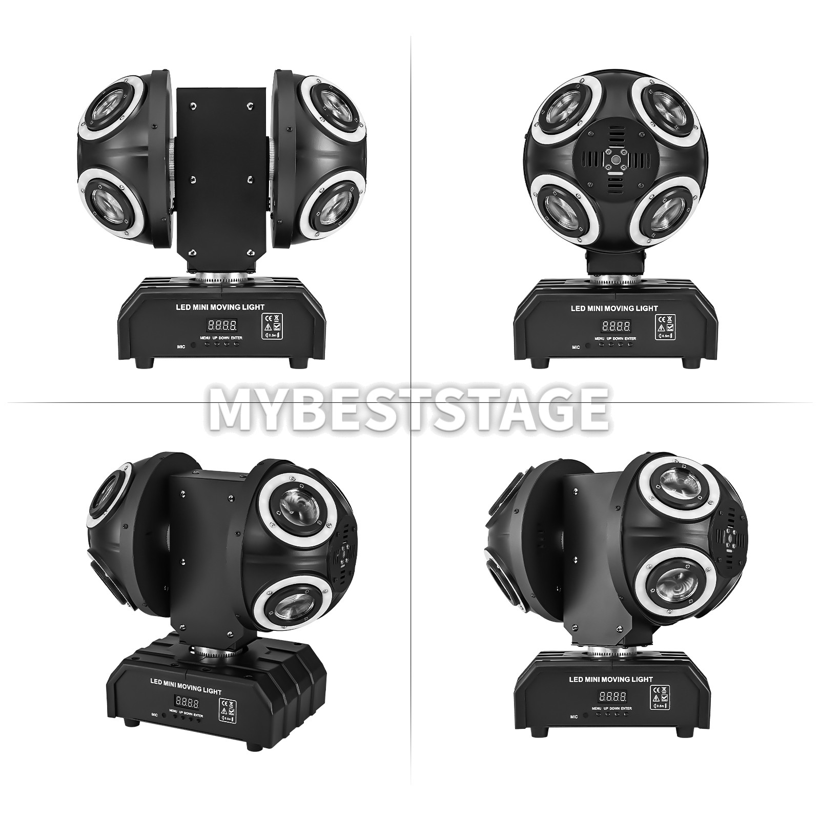 PAIDUN LED RGBW 2 Arms Moving Head Laser Light Strobe Disco Bar KTV DJ Club Show