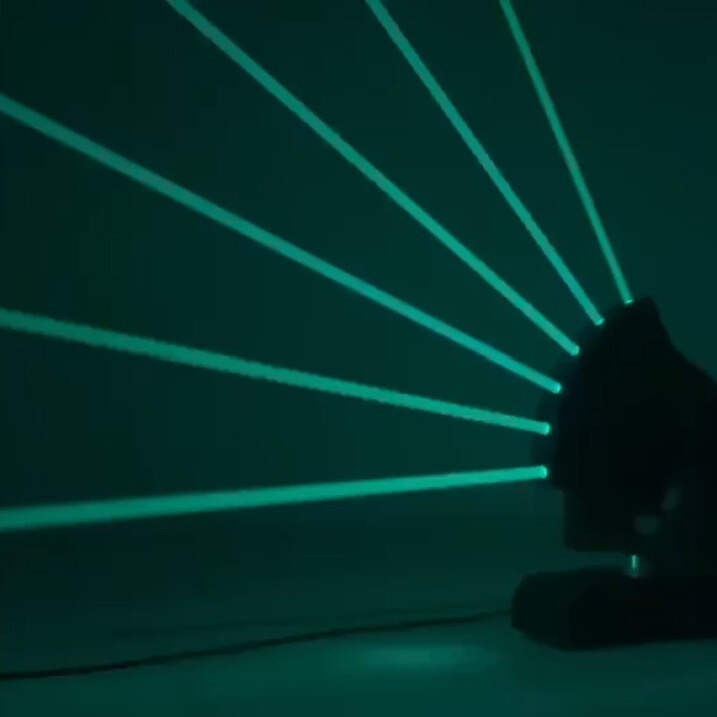 6Eyes RGB Laser Moving Head Voltage: 110-240V, 50-60Hz Power:80w Laser Diode: