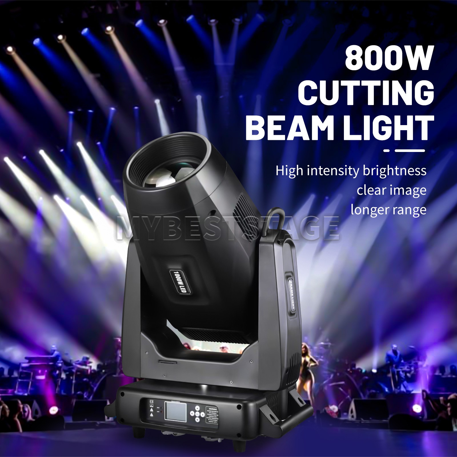 PAIDUN 800W Frame Profile Moving Head Cutting Light CMY CTO RDM Wedding Theater