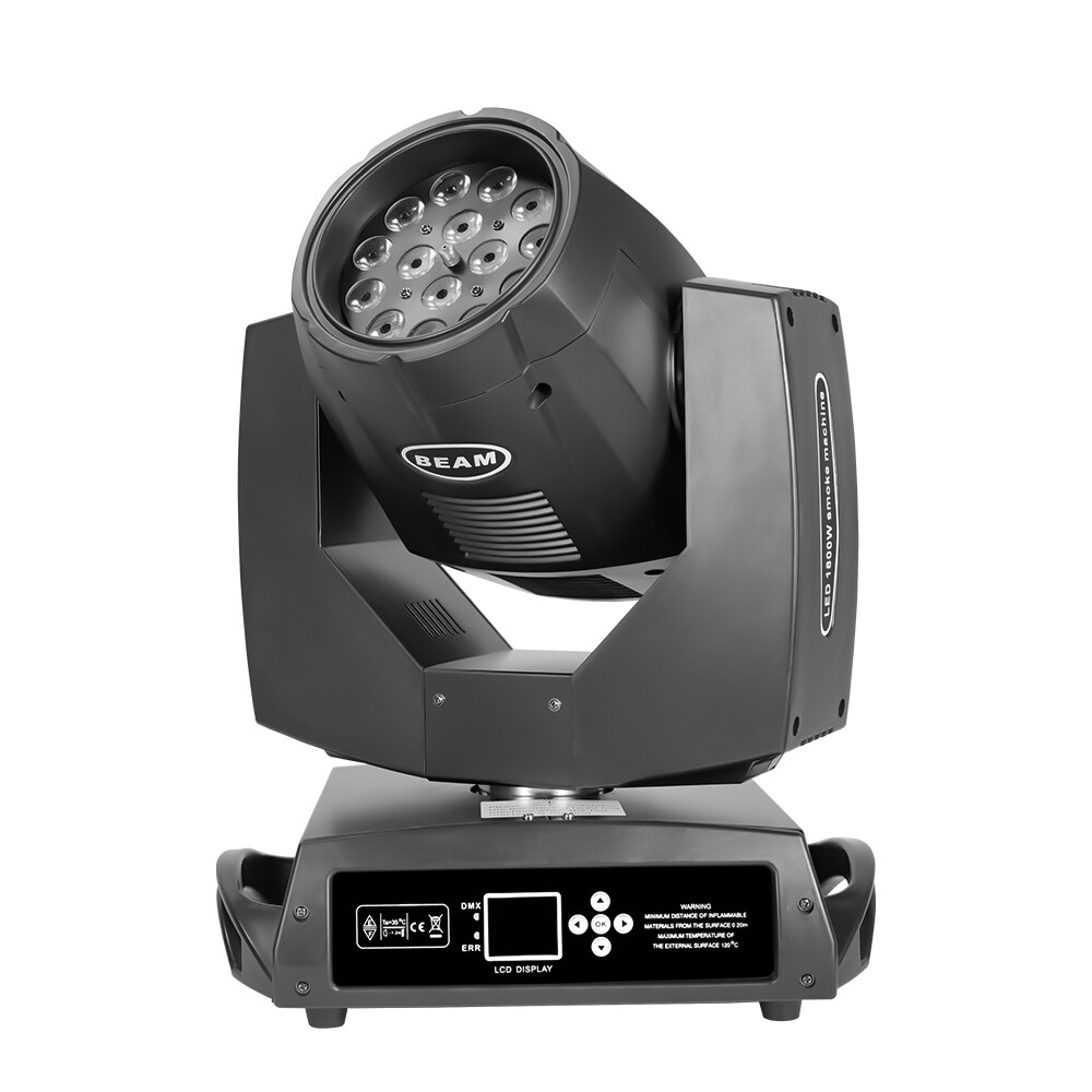 1800W LED Moving Head Fog Smoke Machine Moving Head Wash DMX for Stage DJ Club