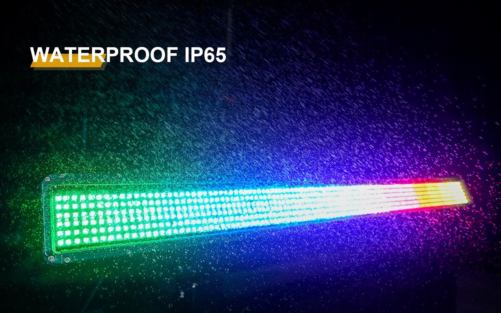2Pcs 250W RGB Strobe 5050LED Wall Wash Stage Light Beam Waterproof Bar Disco DJ