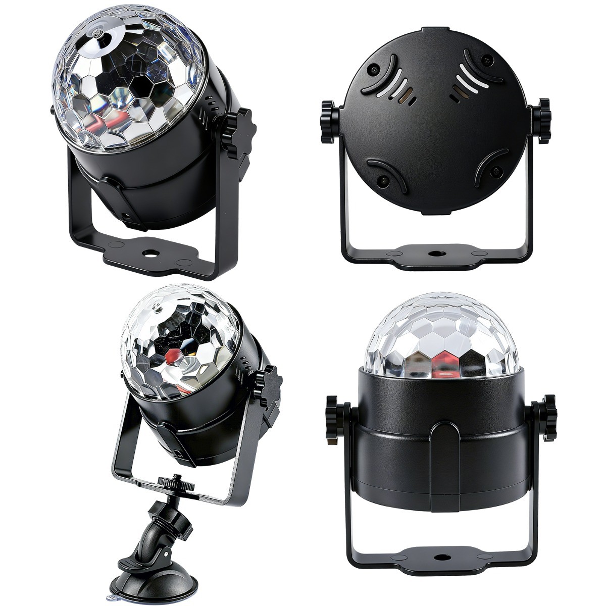 USB Disco Party Lights Strobe Led Dj Ball Sound Activated Bulb Dance Lamp+Remote