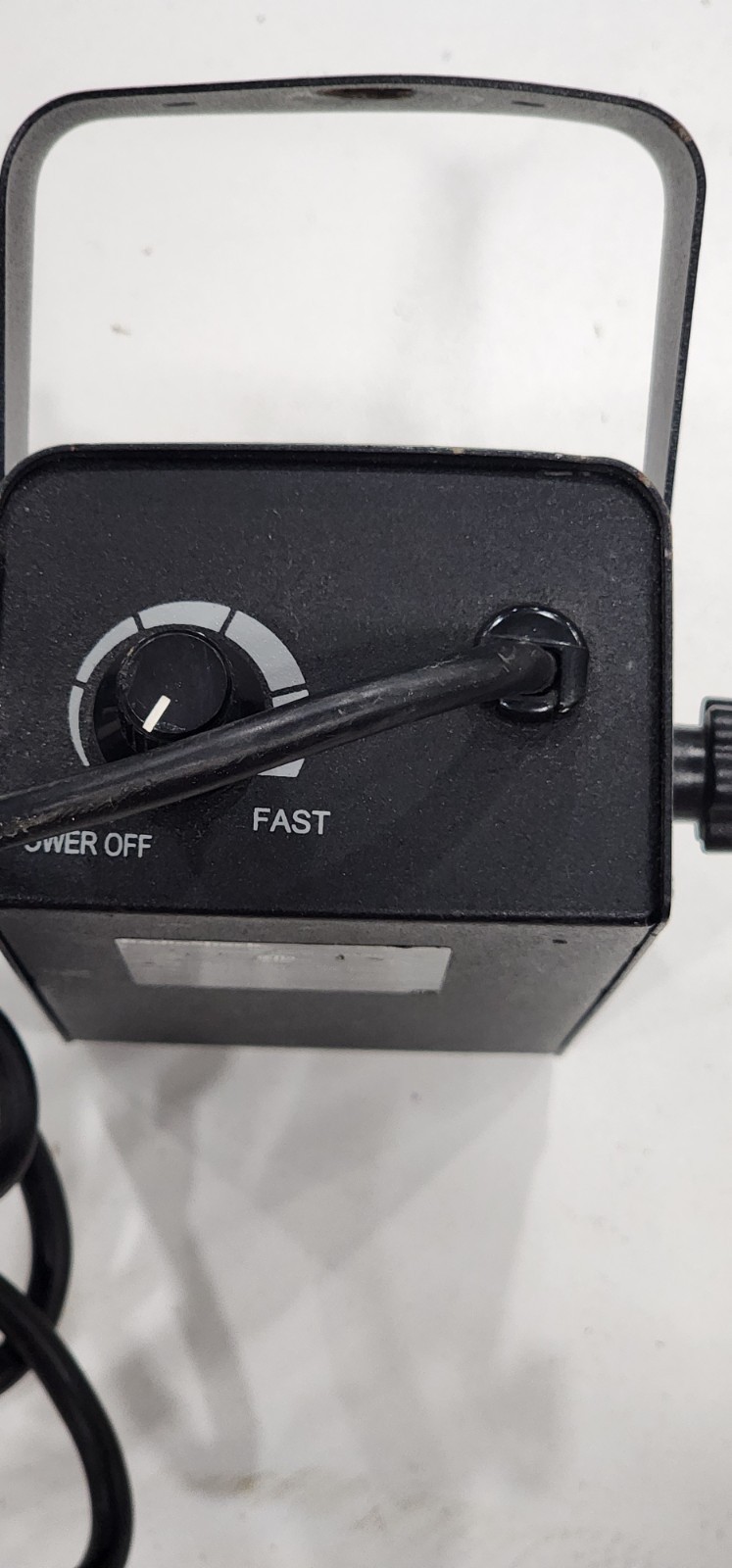 Radio Shack 42-3048A Mini Strobe Light w/ Adjustable Speed Black Tested Works